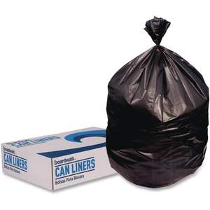Boardwalk 40 In. X 48 pouces 45 gallons. 22 sacs poubelles noirs haute densité pour la maison, 150 par carton - Product Image 2
