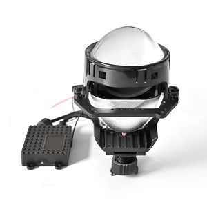 Xenplus 3 pulgadas Bi Led Car Led faros de doble lente Led lámpara de proyección 45W faros lejanos y cercanos H4 lente unidad externa - Product Image 2