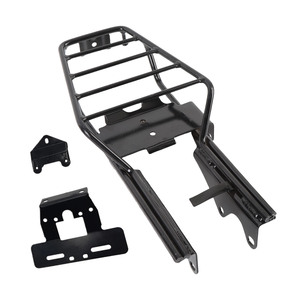Support de bagages arrière en fer chromé pour moto, support de chargement arrière de remplacement pour Monkey Z50 Z50J <span class=keywords><strong>Skyteam</strong></span> Z50A, noir - Product Image 2
