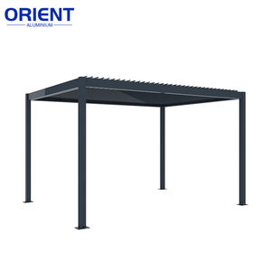 3x3 3x4 <span class=keywords><strong>4x3</strong></span> 4x4 4x5 4x5 4x6 6x3 6x4 6x5 6x6m Jardín moderno Exterior Aluminio Persiana Pérgola Pabellón Gazebo Pérgola pérgola Pergula - Product Image 4