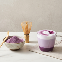Poudre d'igname violette premium - Poudre d'ube 100% pure et naturelle pour la pâtisserie et les smoothies