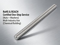 DIN975 Full Thread Rod Threaded Rod A2-70 Stainless Steel 304 Inox M6-M30 Concrete Application Bulk Supply Fast Shipping