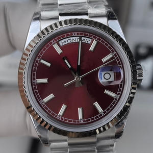 Reloj DE BUCEO mecánico automático de lujo para hombre, reloj resistente al agua con calendario de zafiro Unisex personalizado de acero inoxidable luminoso - Product Image 1