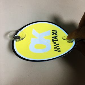 定制的EL汽车贴纸，带有2个吸盘的出租车标牌，用于带有无噪声逆变器的骑乘驾驶员标牌 - Product Image 4