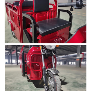 Triciclo Eléctrico Mini Barato de China, Triciclo de Carga para Transporte de Pasajeros, Triciclo de Carrocería Abierta, Motocicleta de 3 Ruedas para Adultos - Product Image 3