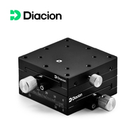 Diacion WEXY60 Instrumentos ópticos 60*60mm Cola de Milano XY-axis Bloques deslizantes Tornillo de alimentación de carrera larga Cámara Alinear etapa Manual