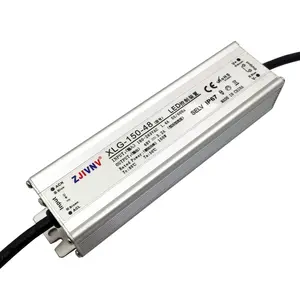 Ultra slim אספקת חשמל עמיד למים 150W 12V 24V 36V 48V חיצוני מקורה בשימוש led נהג IP67 מתח קבוע הנוכחי