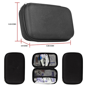 Travel <b>Bag</b> Polyester Waterproof Lightweight Portable Emergency Set Backpacking Outdoor Small Travel First Aid Kit <b>Medical</b> Tote - Product Image 1