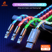 Câble USB JC-30 180 Letv Streamer - Charge rapide 5A, conducteur en cuivre pur, gaine en PVC pour ordinateur et écouteurs