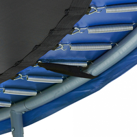 Parc de trampoline extérieur unisexe pour enfants avec filet de protection en PVC et cadre en acier inoxydable, équipement de saut pour l'exercice des enfants