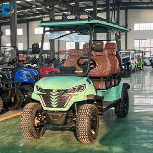 Chariot de golf électrique 4 places à grande capacité de charge, conception multi-places, prix compétitifs, chariots chinois à vendre - Product Image 3