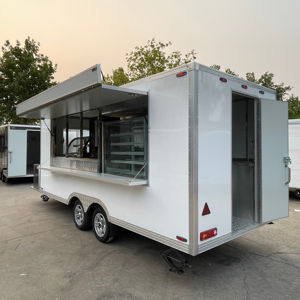스낵 공급 업체 카트 용 맞춤형 모바일 냉동고 자판기 카트 새로운 푸드 트럭 반 스트리트 푸드 트레일러 - Product Image 5