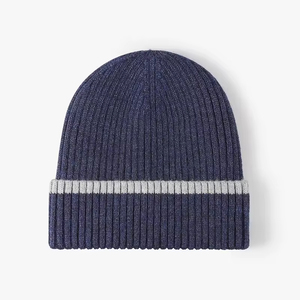 Wholesale Custom Logo Winter Knitted Beanie <b>Hat</b> Warm Fashion Unisex Beanie Cap for Business Gift and Travel - Product Image 2