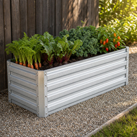 Bac de plantation de jardin durable et économique en acier galvanisé à chaud pour la culture d'herbes aromatiques à domicile