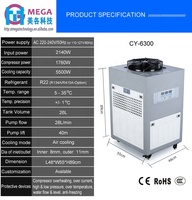 Refroidisseur d'eau industriel automobile de haute qualité 2HP 5500W CW6300 CY-6300