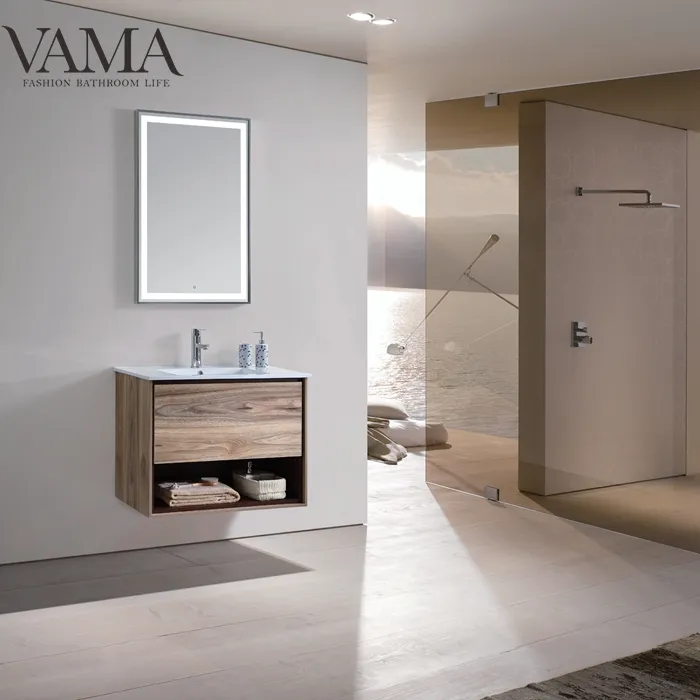 VAMA工場800 mm浴室キャビネット壁掛け洗面化粧台セット佛山802080