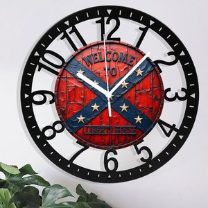 Horloge ronde en fer de 25 cm avec un nœud <span class=keywords><strong>marin</strong></span> - Product Image 5
