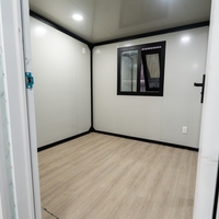 Maison conteneur préfabriquée abordable, extensible 10-20 pieds, moderne, écologique, modulaire, pliable, en acier, avec salon