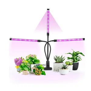 Led Grow Light Usb Phyto Lamp Volledige Spectrum Met Controle 3 Ringen Clip Lamp Voor Planten Zaailingen Bloem Thuis Tent kit Grow Box