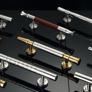 Tiradores de Puerta de Muebles de Cocina de Acero Inoxidable, Estilo Nórdico Moderno, Tiradores de Armario, Cajones, Dorados, de Lujo - Product Image 6