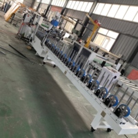Machine de laminage pour revêtement vinyle de panneaux muraux en PVC et WPC, machine de placage de bois, machine de recouvrement de profilés en bois par colle PUR thermofusible