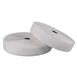 Cintas de gancho y bucle tejidas sin adhesivo para máquina de coser, cierres para accesorios de ropa, blancas, compatibles con OEM y ODM - Product Image 5