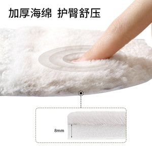Thickened Toilet Seat Cover Sponge Material Four Seasons Use Home Warmth Protection - Product Image 4