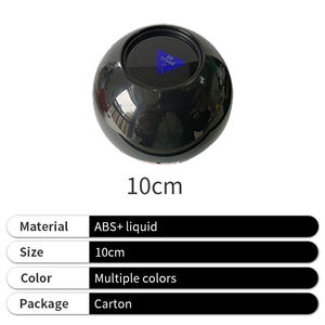 2025 Nueva novedad Magic 8 Ball impresión personalizada Logo LED luz Mini púrpura negro fiesta <span class=keywords><strong>profecía</strong></span> juguete 8 bolas para diversión - Product Image 3