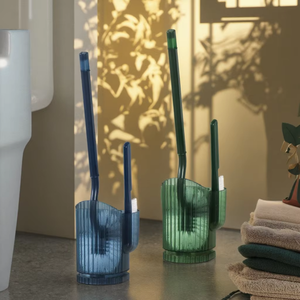 Ensemble de brosses de nettoyage WC 3-en-1 avec support mural en plastique pour cuvettes et toilettes - Product Image 3
