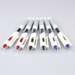 Penne Gel a Inchiostro Liquido in Plastica di Marca Disponibili in 3 Colori: Rosso, Blu e Nero, con Punta da 0,5mm, Stampa UV Personalizzabile, Ideali come Regalo per Studenti - Product Image 4