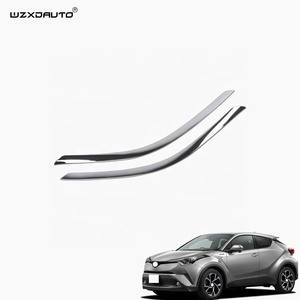 อุปกรณ์ตกแต่งรถยนต์ WZXD ผลิตจากพลาสติก ABS ชุดแต่งโครเมียมสำหรับตกแต่งตัวถังรถยนต์ ปี 2018 สำหรับ CHR - Product Image 4