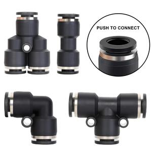 Conectores Neumáticos de 1/4 de Pulgada, Kit de Manguera de Aire de Plástico de Conexión Rápida con Cortador de Tubos y Accesorios - Product Image 3