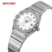 SKMEI 2342 élégant dames Quartz montre-bracelet de haute qualité élégant chaîne Antique Quartz luxe client marque filles montre