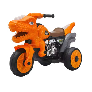Electric Dinosaur Motorcycle Ride On Toy For Children 2-8 Years <b>Plastic</b> Electric Power Remote Control Kids Vehicle - Product Image 2