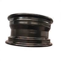 Rueda de Repuesto Original 4250C073 de 16 Pulgadas con Llanta de Acero para Mitsubishi Outlander Eclipse Cross - Negra 16X6 1/2JJ OFS38 PCD114.3