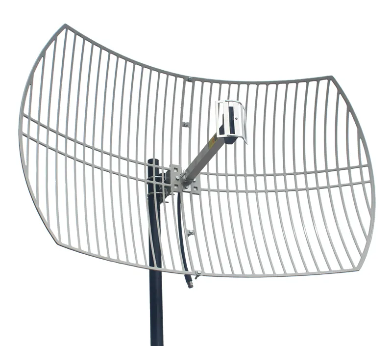 Amplitec-antena parabólica para exteriores, Panel de polarización Horizontal Popular, 18dBi, 4G, 5G