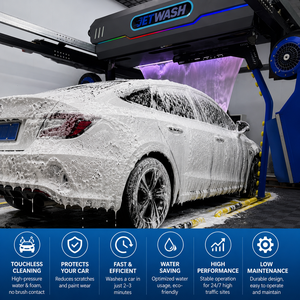 Máquina de Lavado de Autos sin Contacto, Baja en Ruido y Vibraciones, para Zonas Comerciales Centrales - Product Image 1