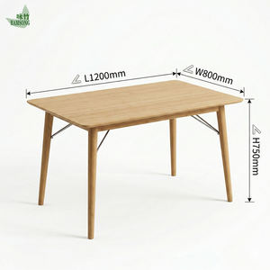 Bureau d'<span class=keywords><strong>ordinateur</strong></span> en bambou massif de conception chinoise, <span class=keywords><strong>table</strong></span> d'écriture en bambou naturel <span class=keywords><strong>pour</strong></span> petit bureau, espace de travail commercial, bureau à domicile - Product Image 2