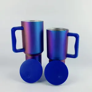 En çok satan özel logo basit model kahve fincanı oin kaplama yağ kaplama yeni H3.0 30Oz 40oz fincan quencher macera tumbler