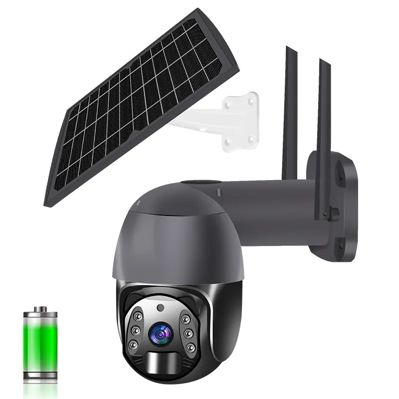 Camera Sống Thông Minh Tuya WiFi, Camera Năng Lượng Mặt Trời Không Dây Khe Cắm Thẻ Sim 4G 3G, Camera IP An Ninh CCTV Hỗ Trợ Ngoài Trời 128 Thẻ Nhớ