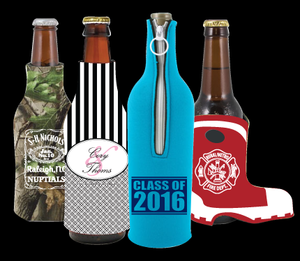 Fundas Enfriadoras de Botellas con Cierre Personalizadas, Porta Botellas con Cierre, Enfriadores de Botellas de Neopreno - Product Image 1