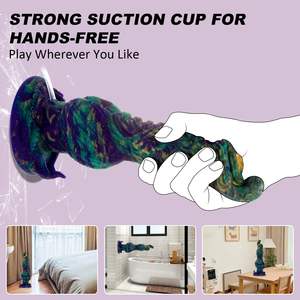 Canavar Squirting yumuşak silikon yapay <span class=keywords><strong>Penis</strong></span> vantuz köpek düğüm <span class=keywords><strong>Penis</strong></span> yetişkin seks gerçekçi Tentacle Masturbator oyuncak - Product Image 5