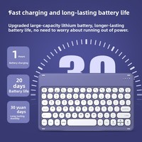 Yeni LVKIDRON Ultra İnce Kablosuz Klavye Mouse Seti Şarj Edilebilir Pil Tak Çalıştır Tablet Dizüstü Bilgisayar Uyumlu