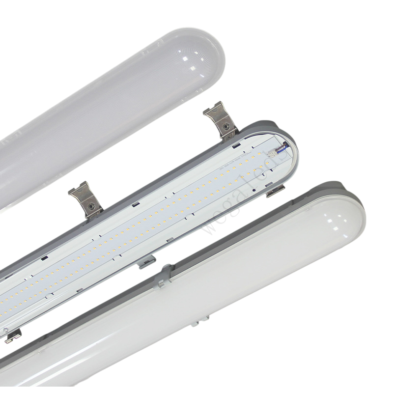 Waterproof Batten Tube Led Tubular Triproof Light Fitting with Lamp 1ft 30cm 0.3m 300mm 5w 10w Industrial Linkable Lamp Bracket