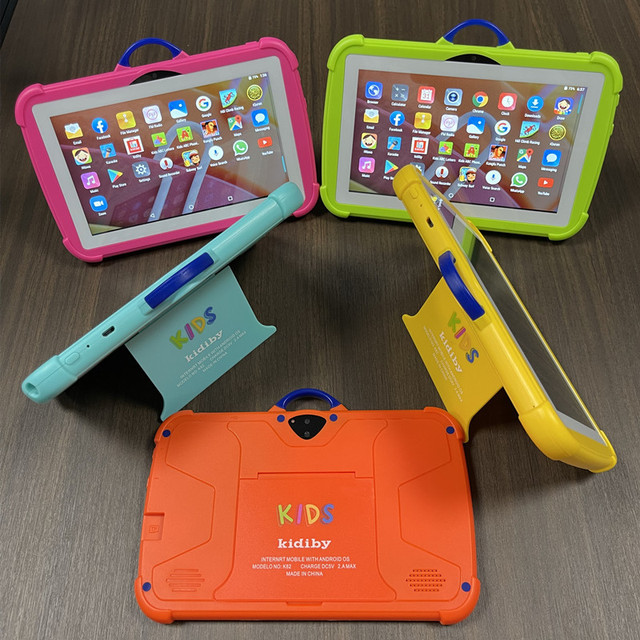 7 Inch New MTK Quad Core Android Tablet for Kids with Front Camera GSM Wi-Fi-Educational Use 1GB+16GB Stock Available