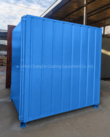 Four de séchage industriel manuel à gaz/diesel/électrique pour peinture en poudre / Ligne de peinture en poudre pour pièces automobiles avec chariot