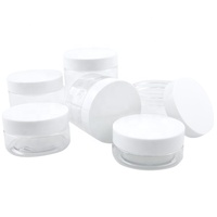 Bocaux en plastique pour cosmétiques de 16 oz, 50 grammes, 250 ml, 200 ml, 12 oz, 330 g, grands contenants de 250 ml, 200 ml, plusieurs tailles avec couvercles