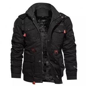 Haute Qualité Hiver Épaississement Chaud <span class=keywords><strong>Militaire</strong></span> <span class=keywords><strong>Style</strong></span> Bomber Hommes <span class=keywords><strong>Veste</strong></span> Manteau 4XL Hommes Plus La Taille Vestes - Product Image 2