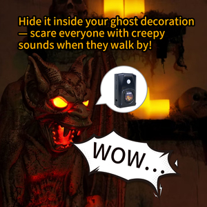 Giáng sinh Halloween ám ảnh âm thanh FX hộp âm thanh đáng sợ kích hoạt cảm ứng cơ thể con người được sử dụng trong những ngôi nhà ma ám và phòng thoát - Product Image 4