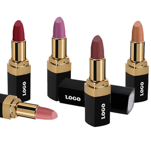 Créez vos marques rouge à lèvres doré finition velours mat maquillage longue durée sans transfert personnalisé rouge à lèvres mat - Product Image 1